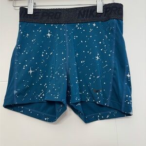 Nike Pro Blue Starry Shorts
